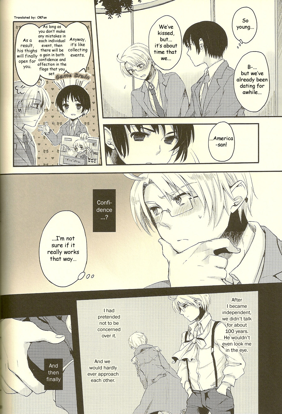 [Yes,sir. (えぷ子)] 童貞よ大志を抱け!! (Axis Powers ヘタリア) [英訳]