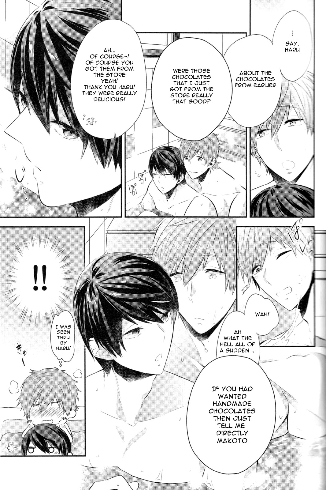 (恋愛サバイバル) [CrashRush (げっし)] 甘くて、苦いの。 (Free!) [英訳]