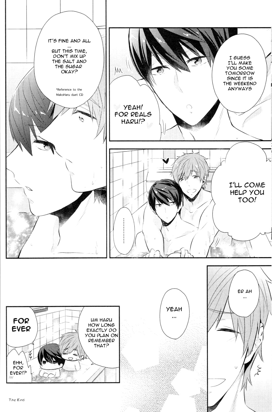 (恋愛サバイバル) [CrashRush (げっし)] 甘くて、苦いの。 (Free!) [英訳]