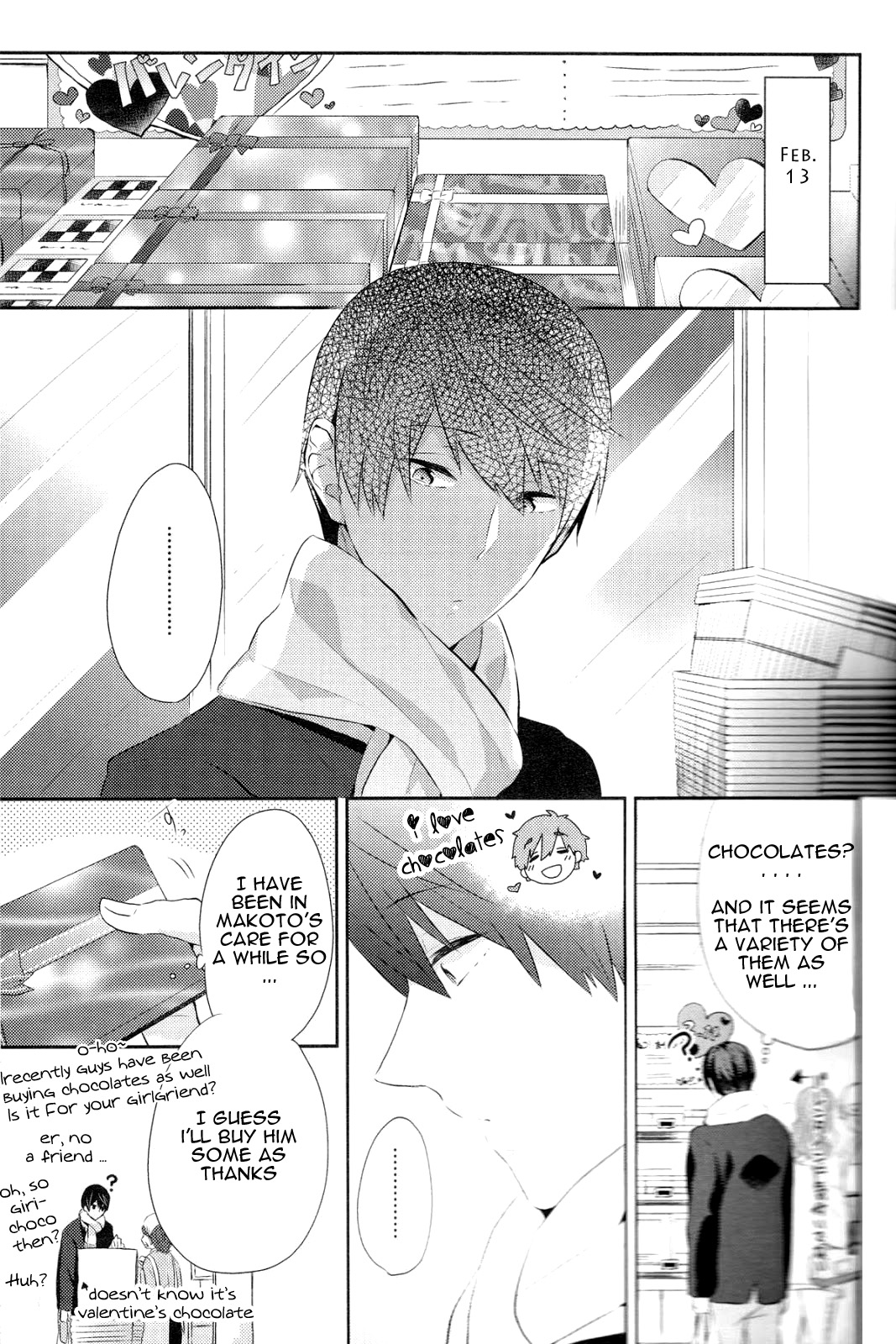 (恋愛サバイバル) [CrashRush (げっし)] 甘くて、苦いの。 (Free!) [英訳]