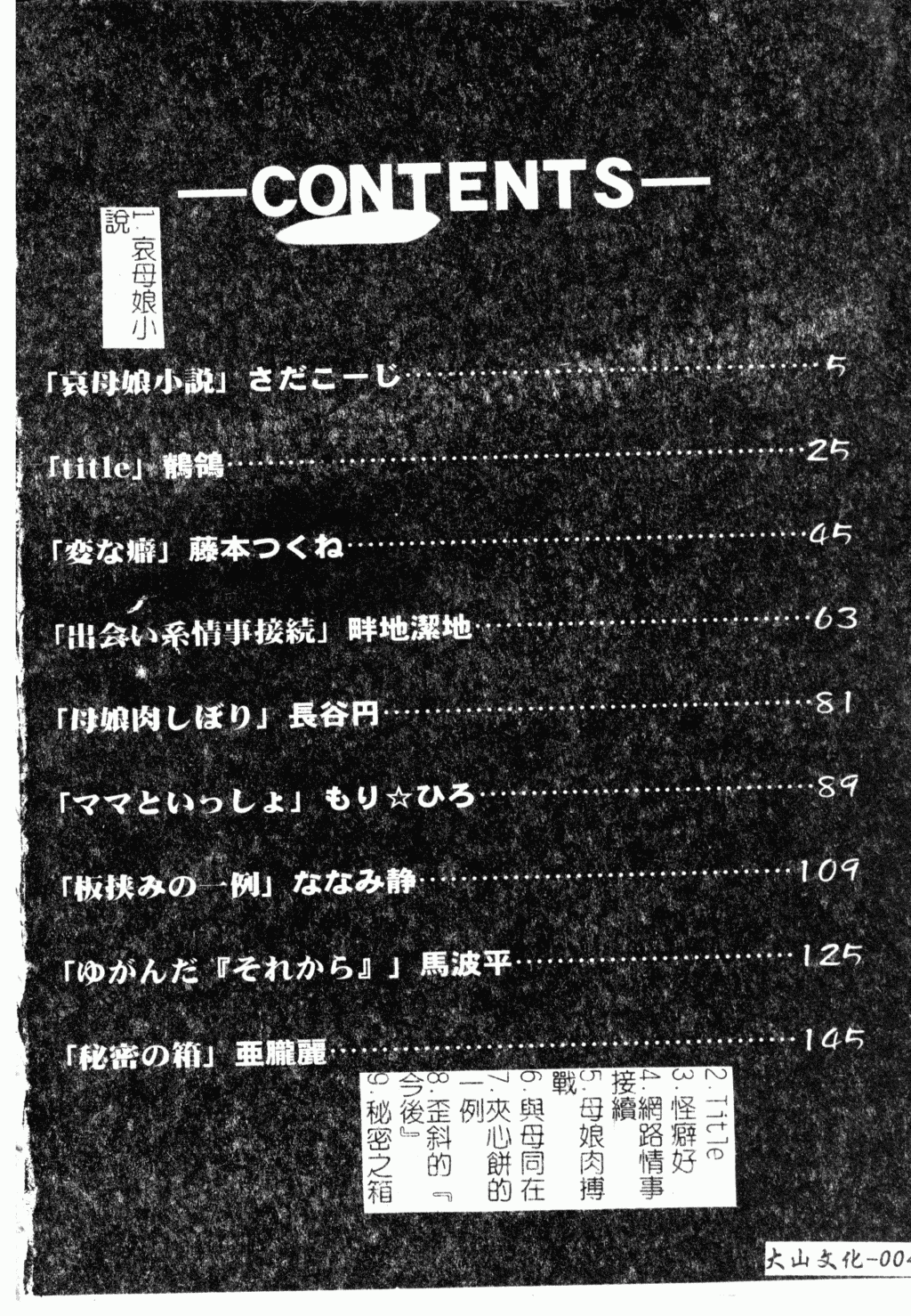 [アンソロジー] 母娘凌辱 [中国翻訳]