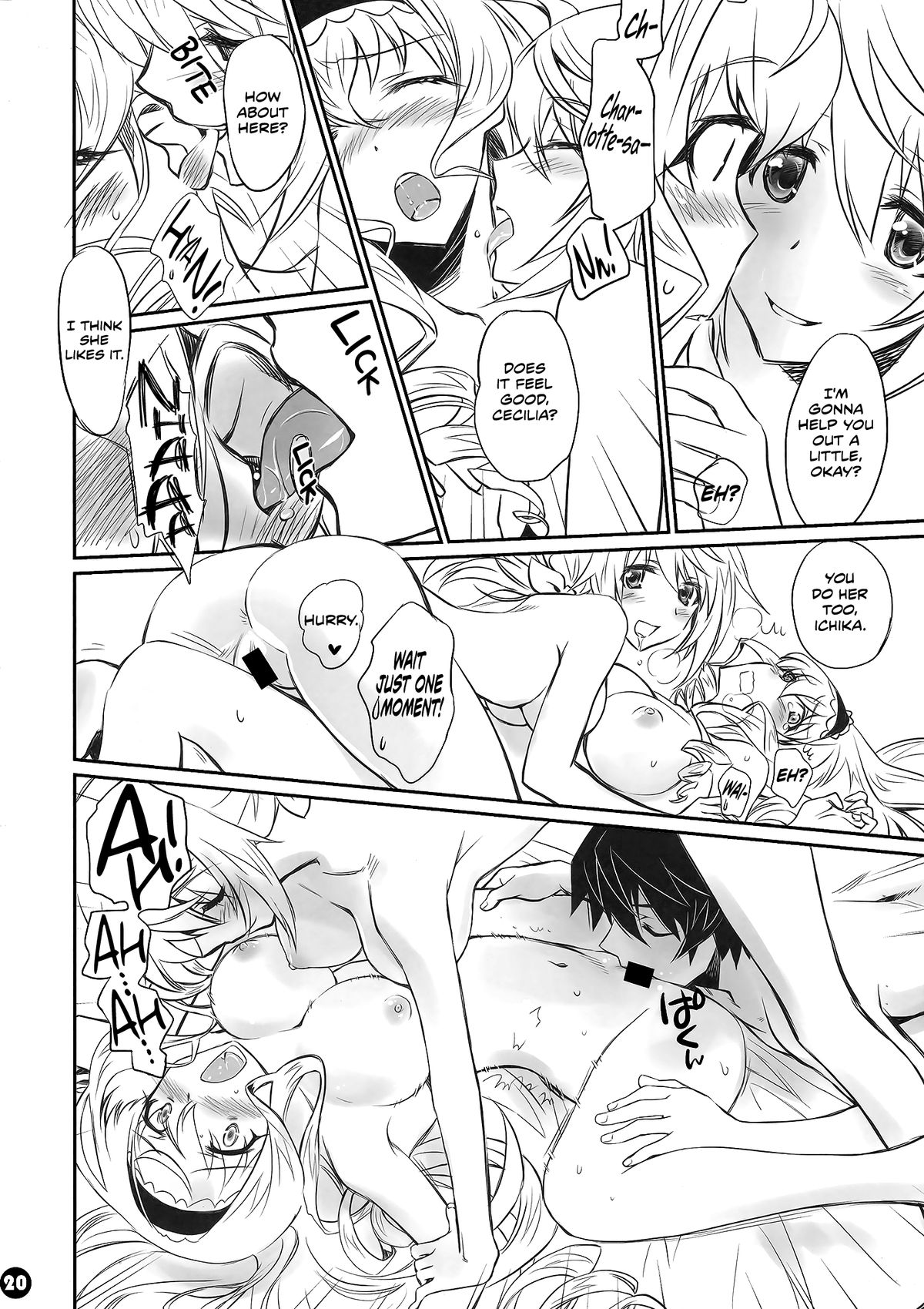 (COMIC1☆8) [Bloody Okojo (モジャコ、きゃびあ)] IMAGINE!! ~いいから想像して!!~ (IS＜インフィニット・ストラトス＞) [英訳]