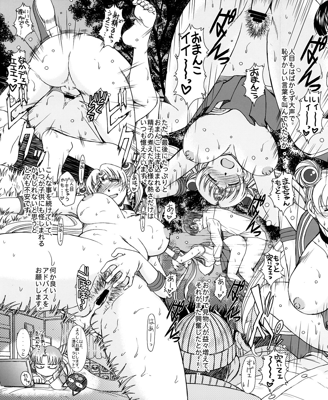 (COMIC1☆2) [サークルOUTERWORLD、BLACK DOG (千葉秀作、黒犬獣)] MIDGARD ◇ SUBMISSION SAILORMOON AFTER (ああっ女神さまっ、美少女戦士セーラームーン)