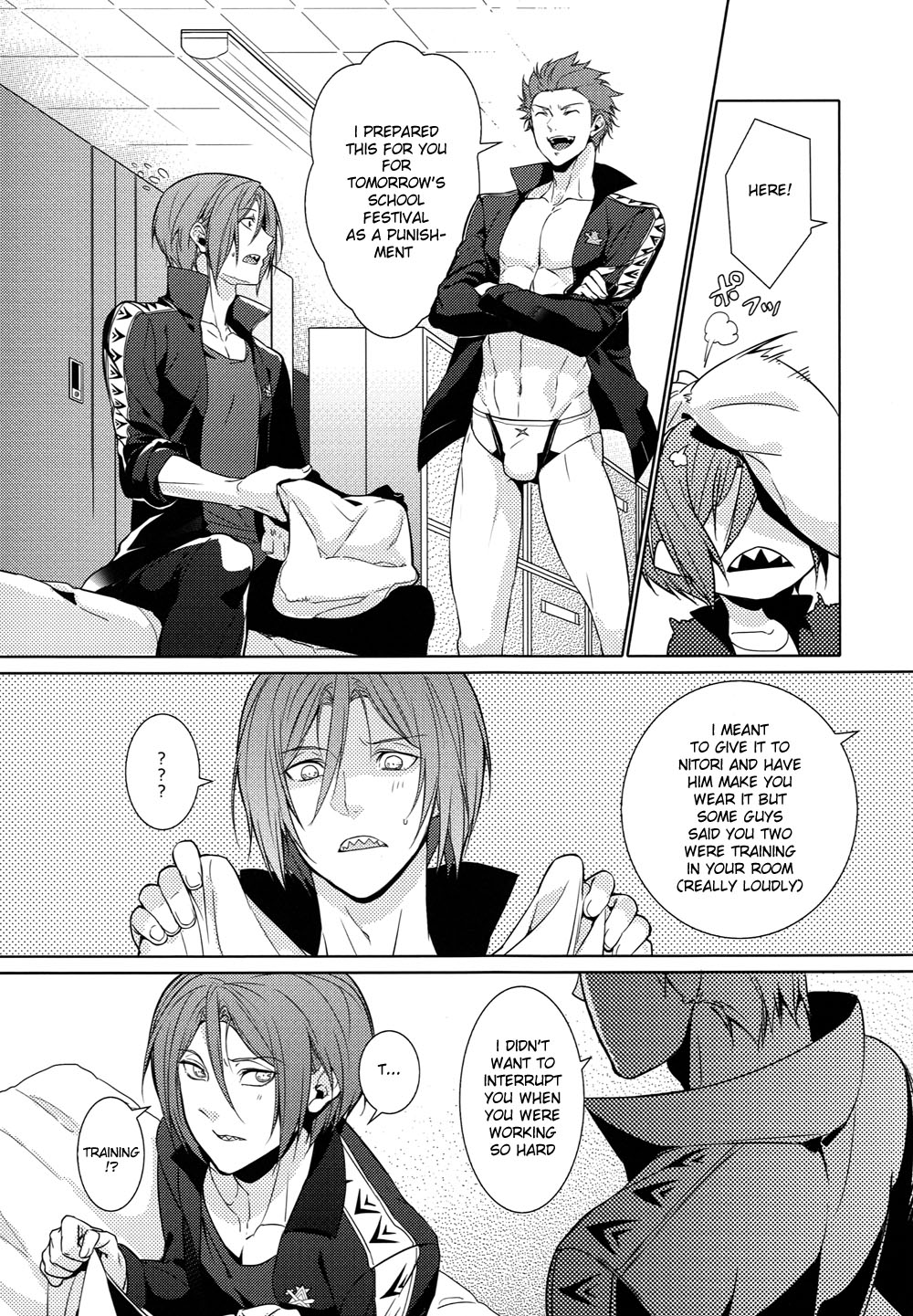 (恋愛ジョーズ) [キャンディー屋 (シロウリ、Soul)] リンちゃん!頑張れ!!#2 (Free!) [英訳]