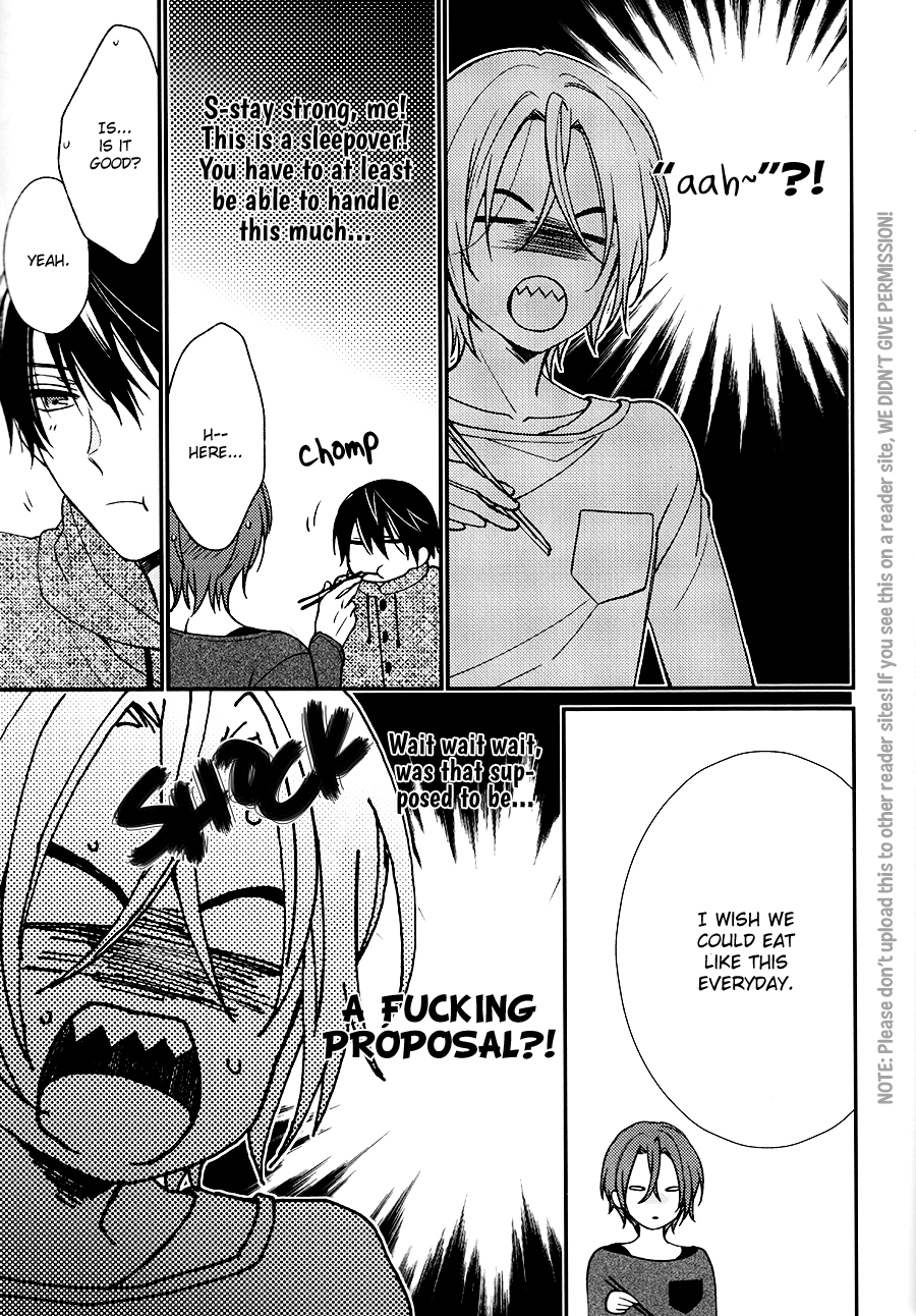 (C85) [萩 (白松)] 今日はお泊りなので。 (Free!) [英訳]