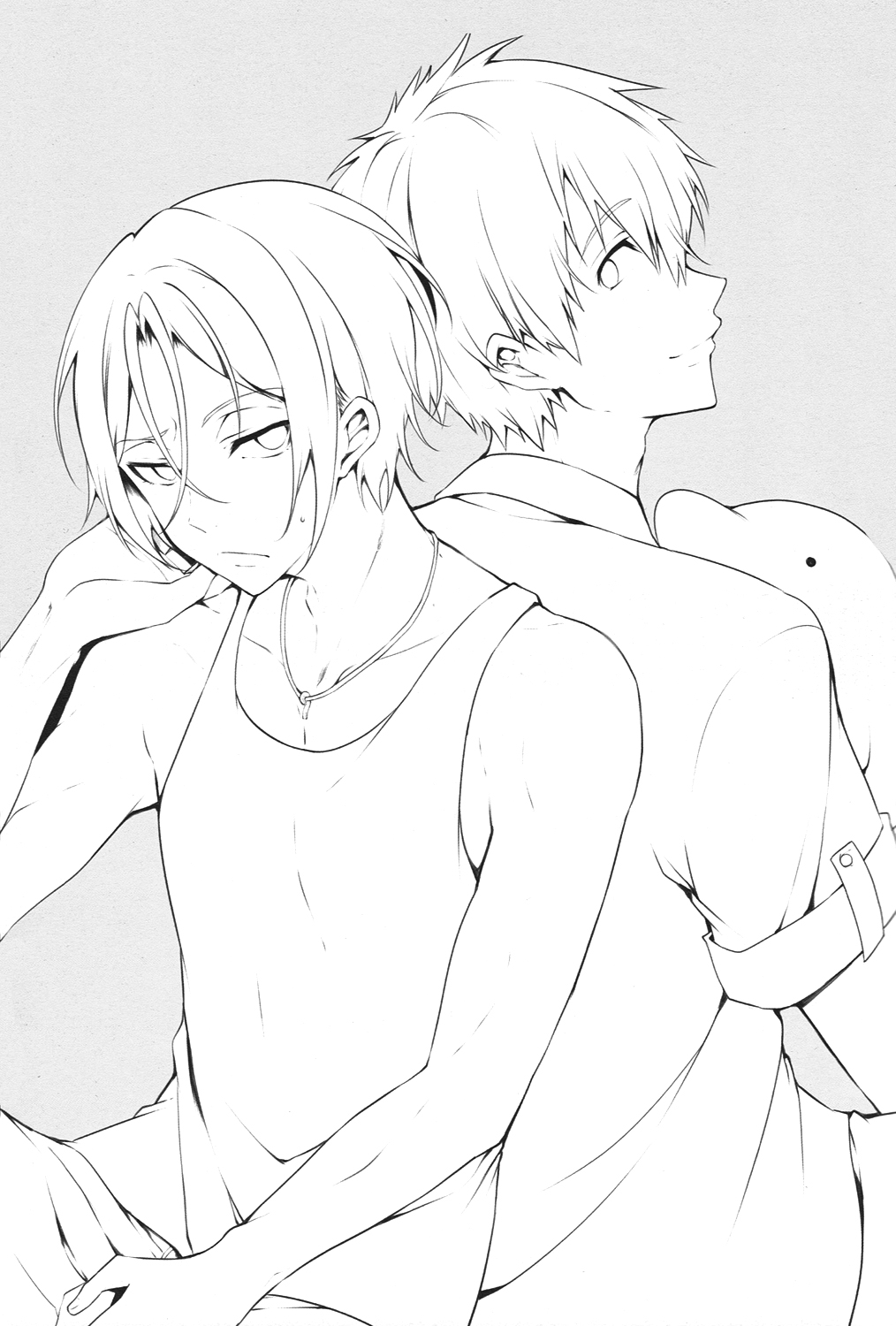 (恋愛ジョーズ) [あめりかん☆ろっく (コタロー)] ラブアフェア (Free!) [英訳]