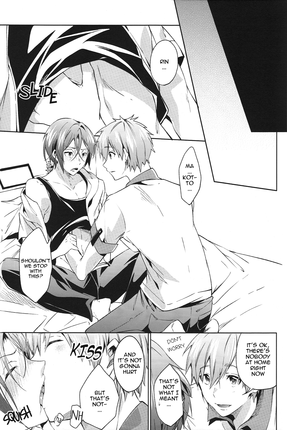 (恋愛ジョーズ) [あめりかん☆ろっく (コタロー)] ラブアフェア (Free!) [英訳]