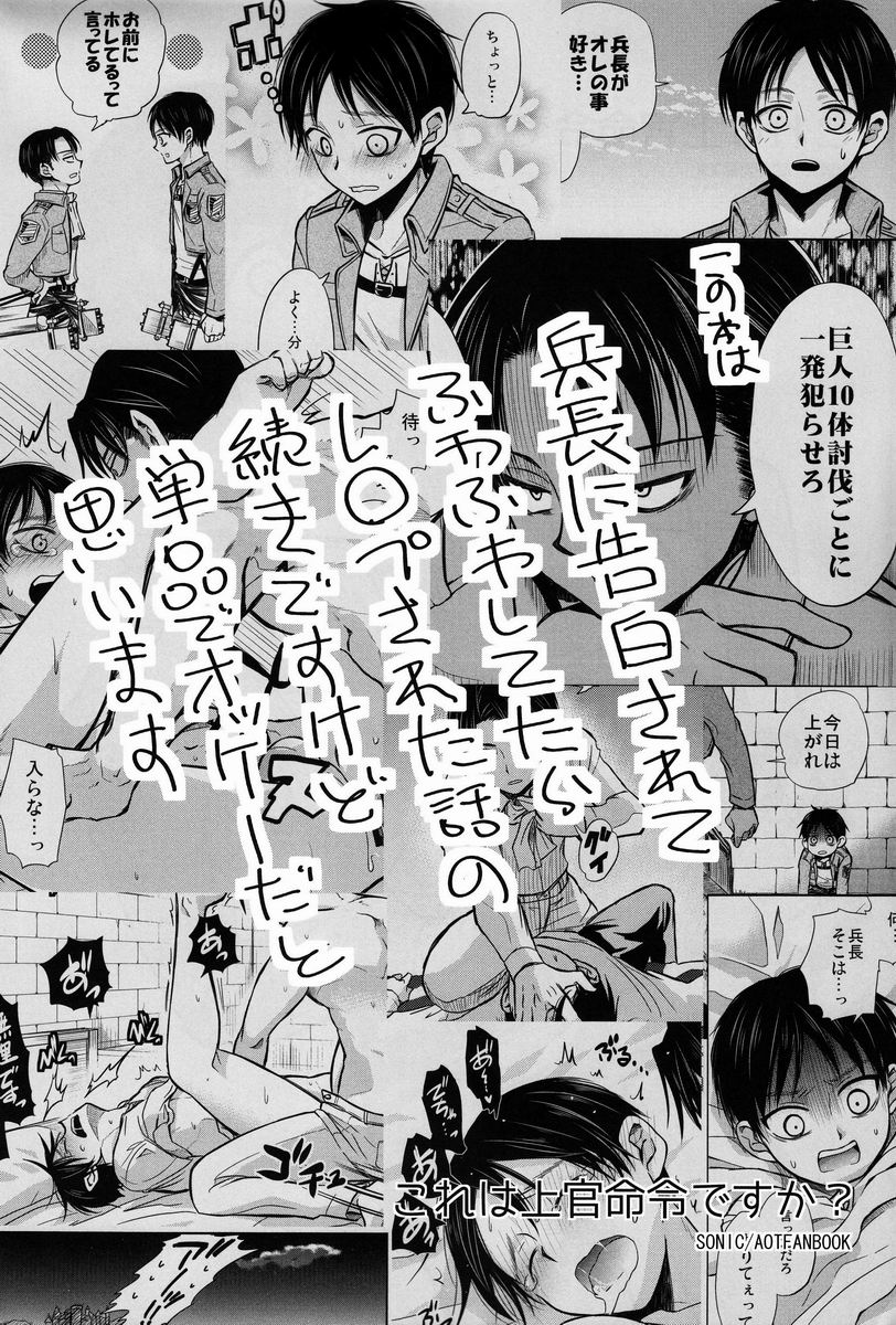 [そにっく (PANA)] これは上官命令ですか? (進撃の巨人)