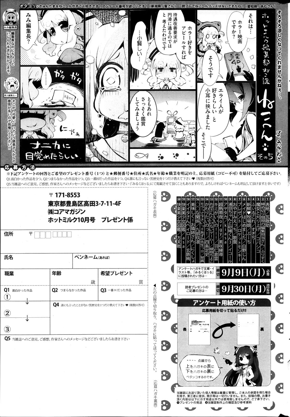 コミックホットミルク 2013年10月号