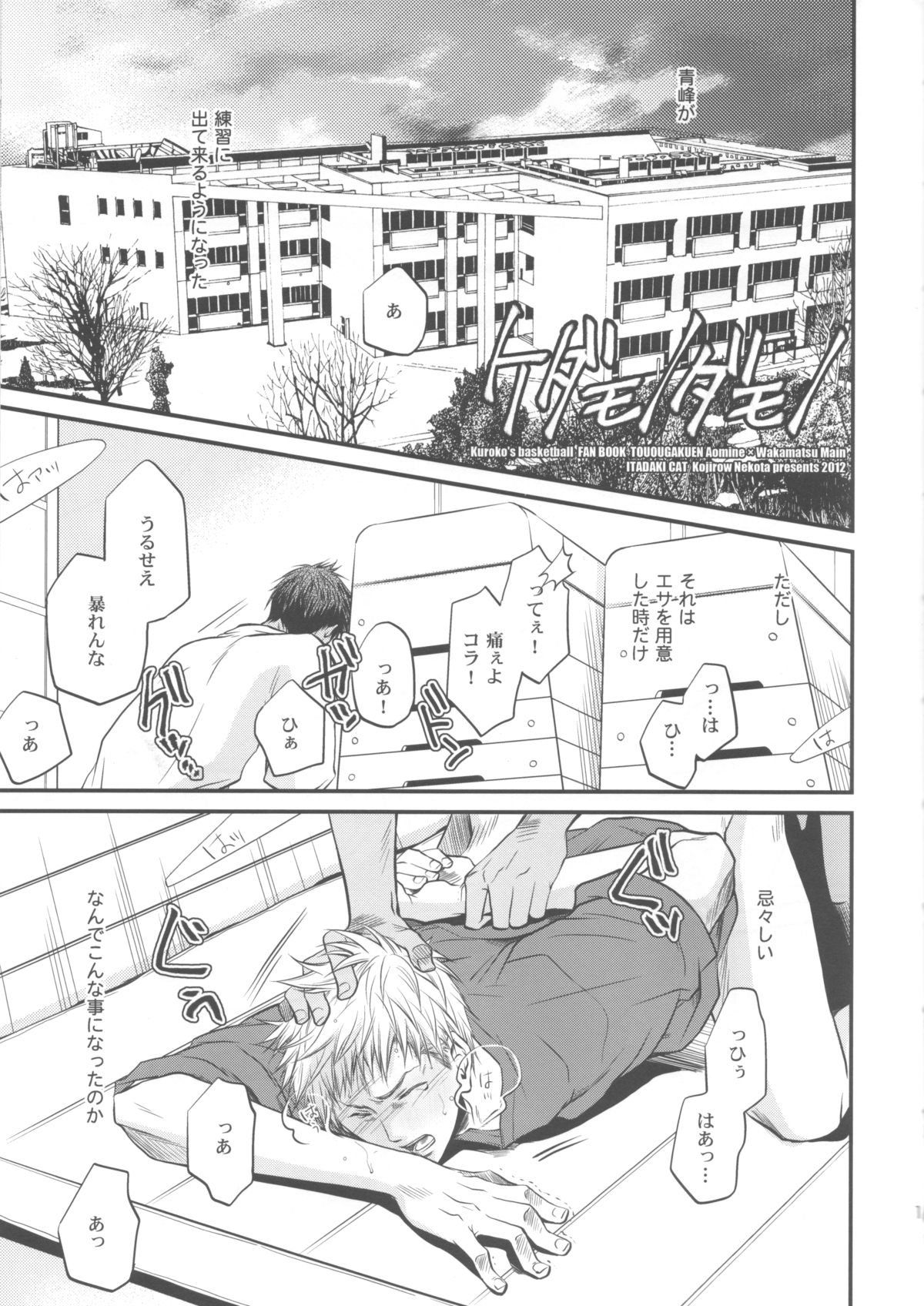 (C82) [イタダキキャット (猫田小次郎)] 創刊桐皇 ケダモノダモノ (黒子のバスケ)