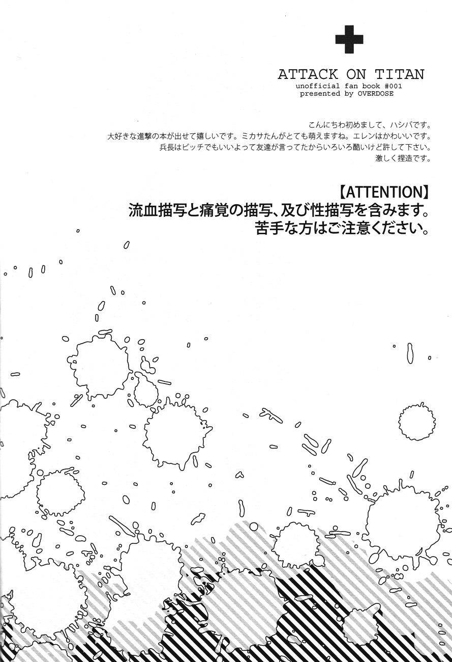 (SUPER22) [OVERDOSE (端葉やち)] 兵長とお医者さんごっこ (進撃の巨人)