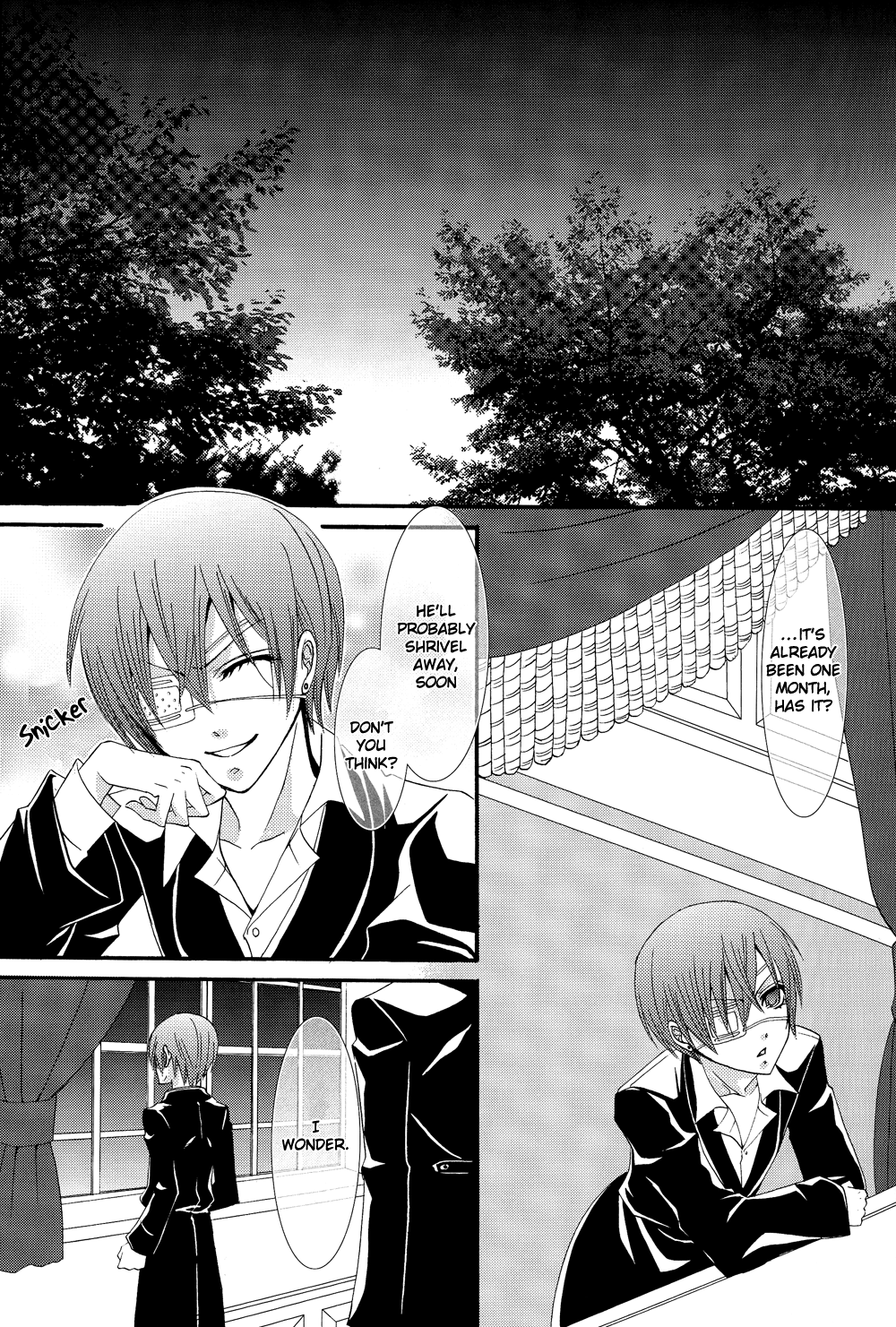 [ぴんくのこねこ (なおきち。)] Cage (黒執事) [英訳]