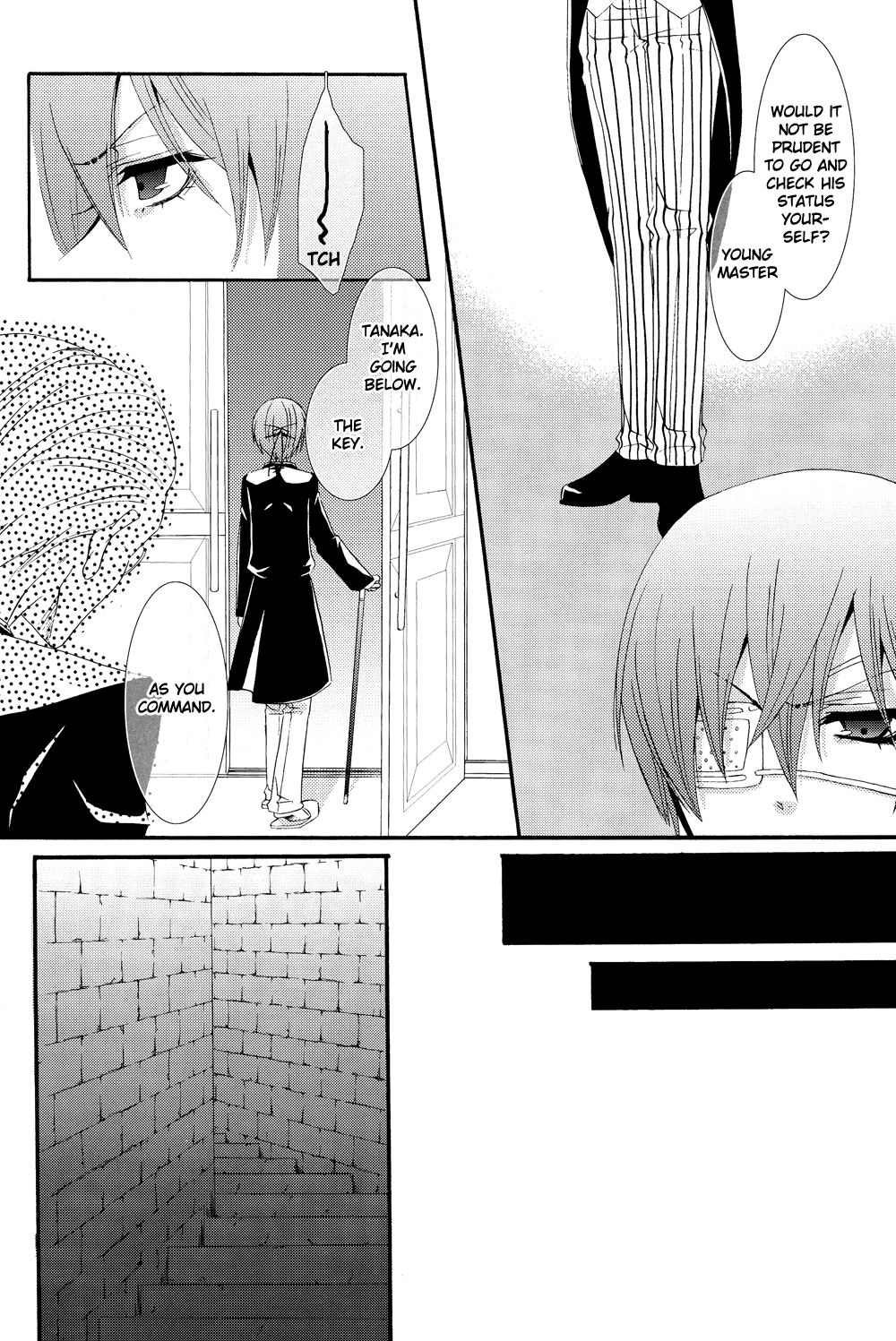 [ぴんくのこねこ (なおきち。)] Cage (黒執事) [英訳]