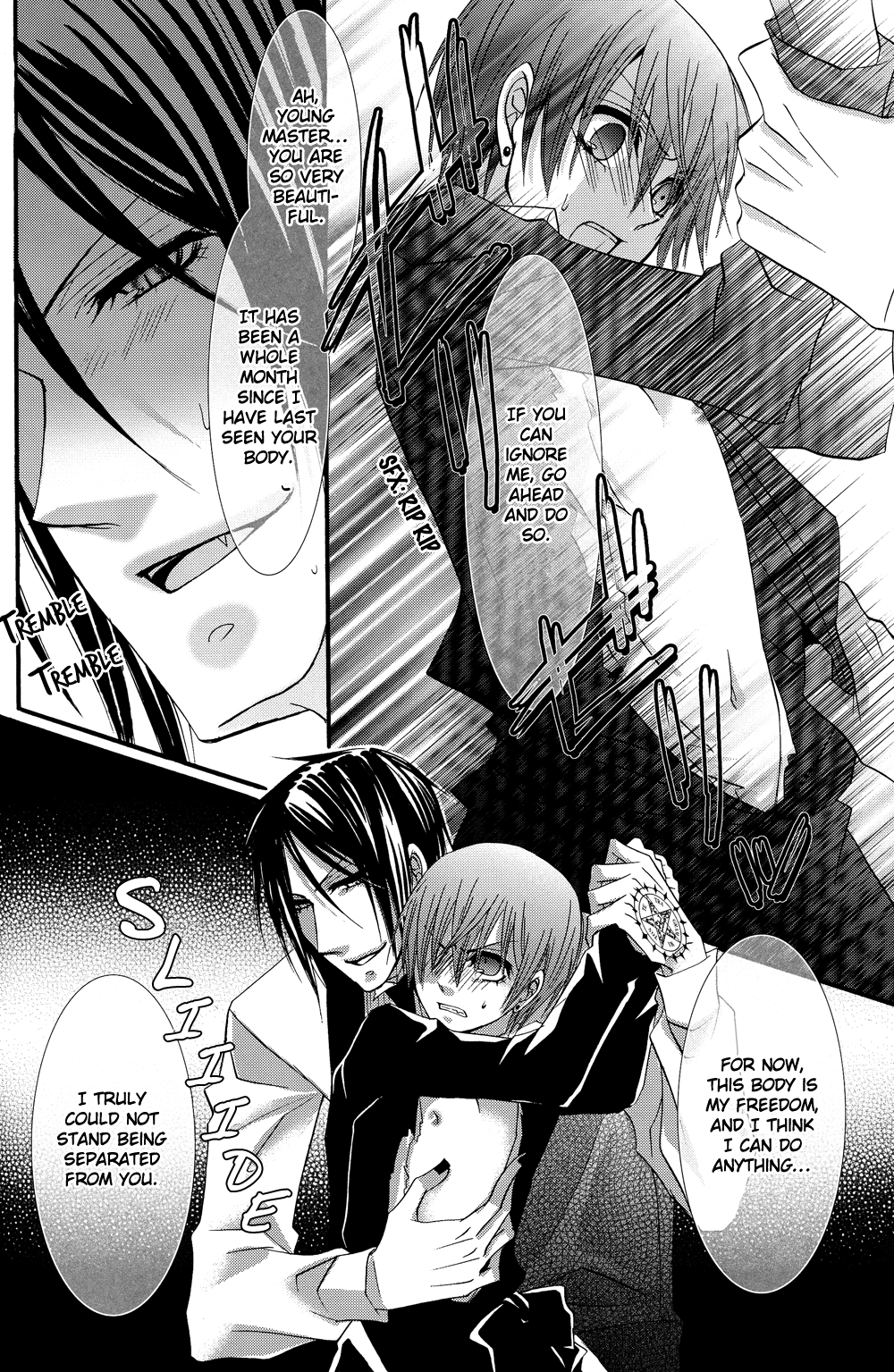 [ぴんくのこねこ (なおきち。)] Cage (黒執事) [英訳]