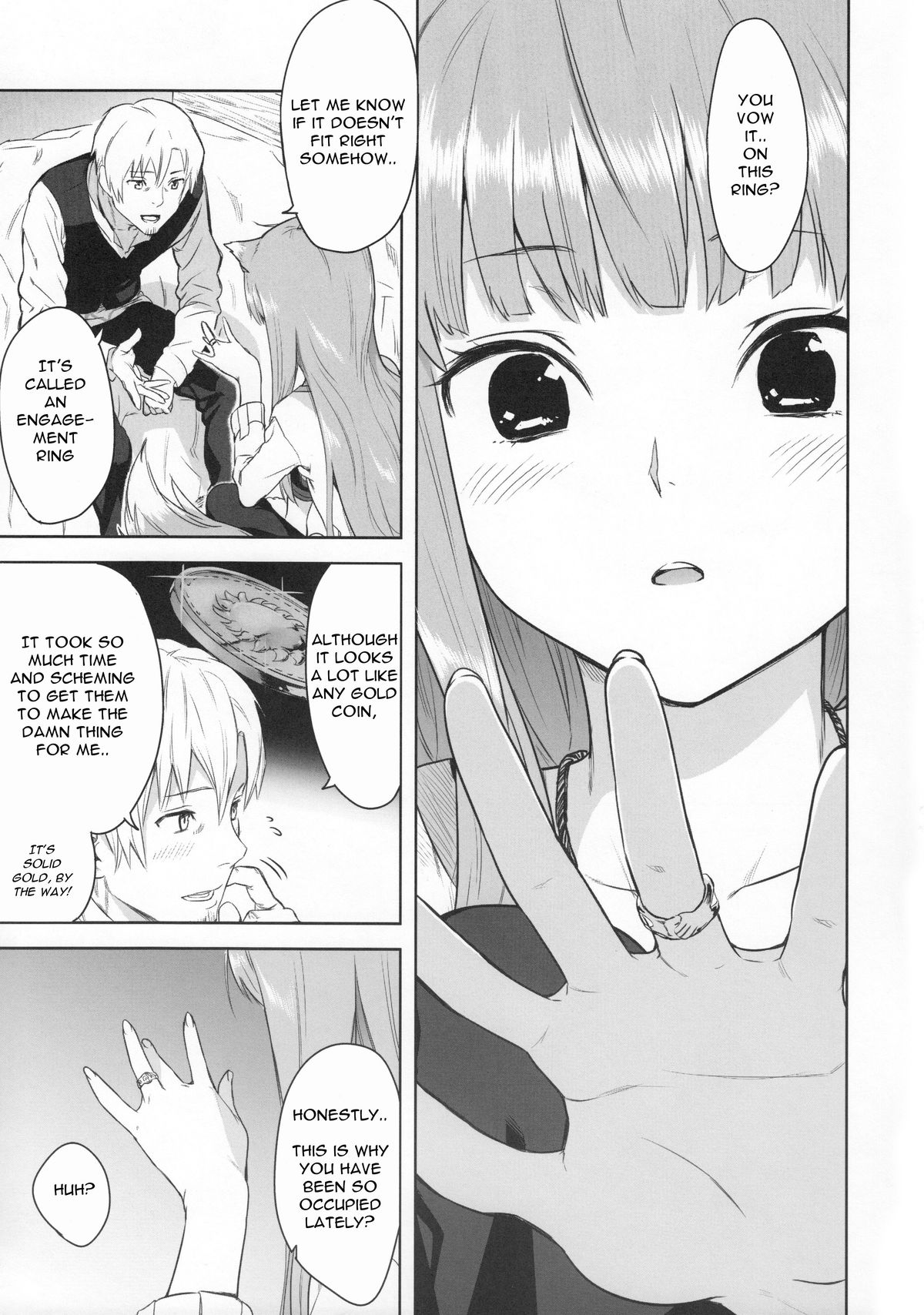 (C83) [アジサイデンデン (川上六角、小鳥遊レイ)] Harvest II (狼と香辛料) [英訳]