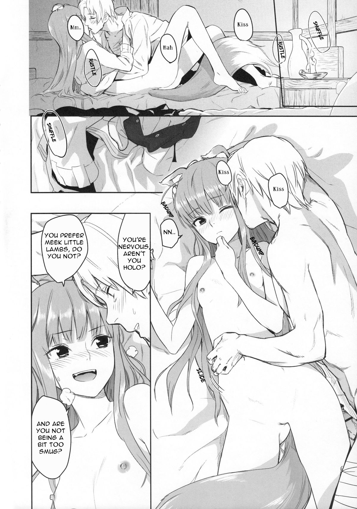 (C83) [アジサイデンデン (川上六角、小鳥遊レイ)] Harvest II (狼と香辛料) [英訳]