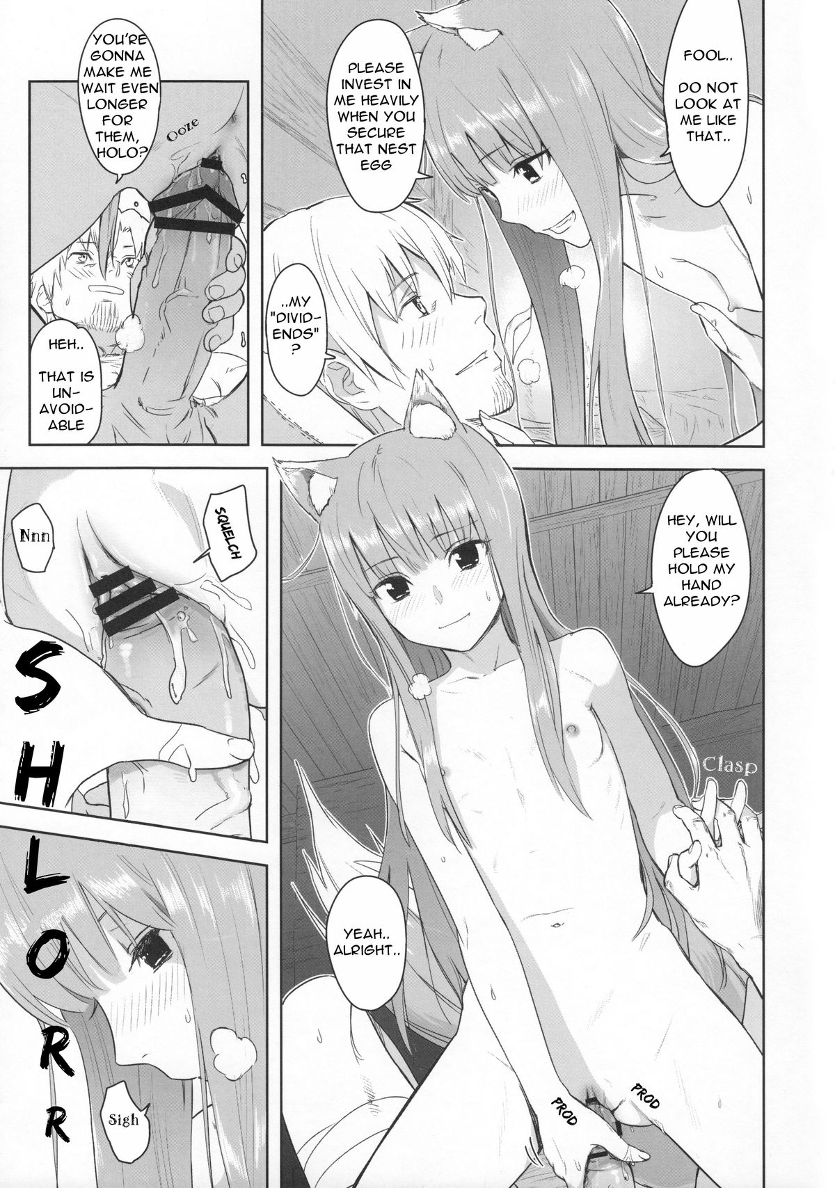 (C83) [アジサイデンデン (川上六角、小鳥遊レイ)] Harvest II (狼と香辛料) [英訳]