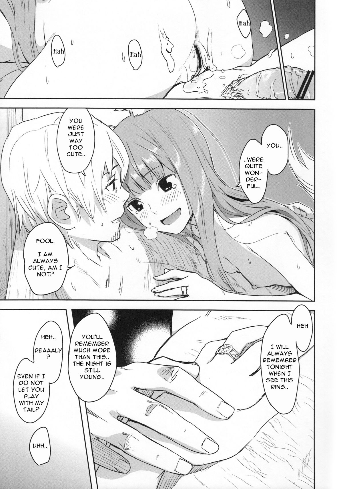 (C83) [アジサイデンデン (川上六角、小鳥遊レイ)] Harvest II (狼と香辛料) [英訳]