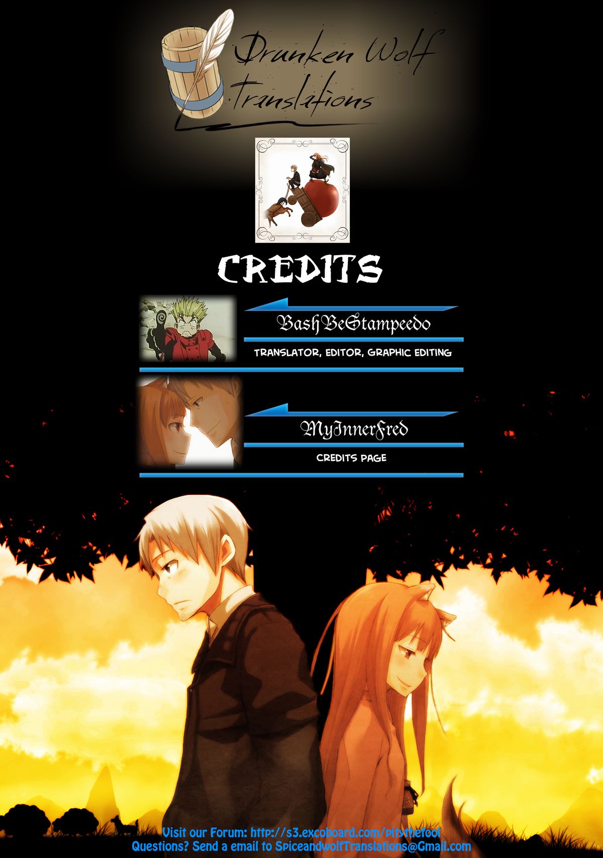 (C83) [アジサイデンデン (川上六角、小鳥遊レイ)] Harvest II (狼と香辛料) [英訳]