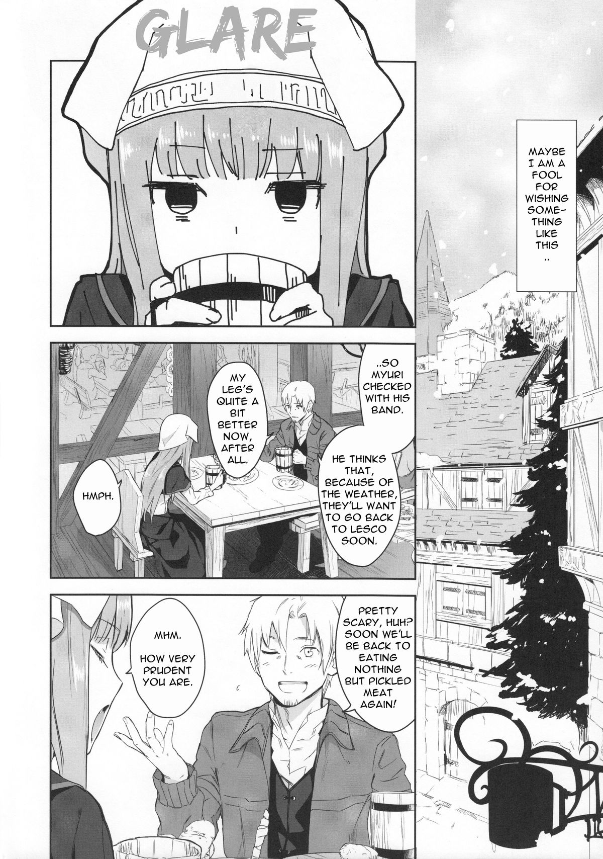 (C83) [アジサイデンデン (川上六角、小鳥遊レイ)] Harvest II (狼と香辛料) [英訳]