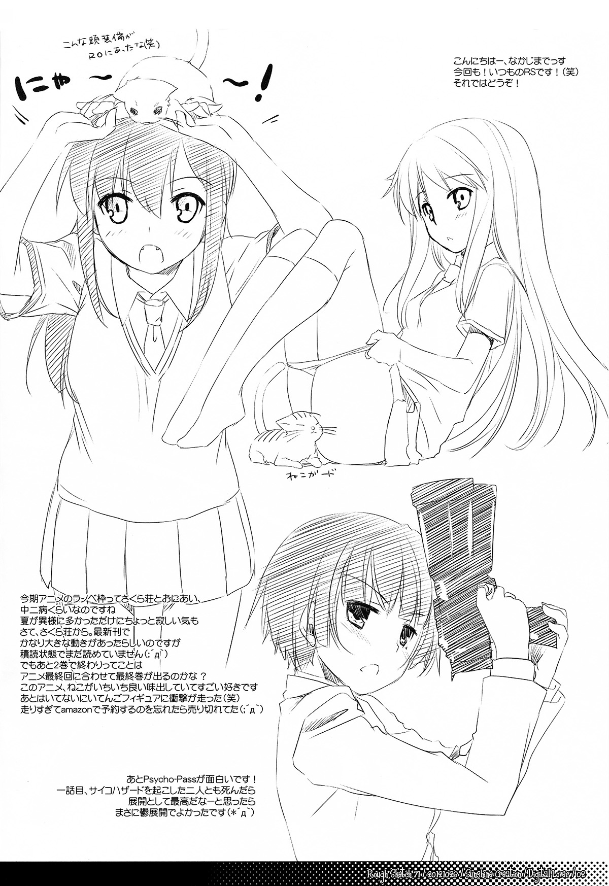 (サンクリ57) (同人誌) [Digital Lover (なかじまゆか)] Rough Sketch 71