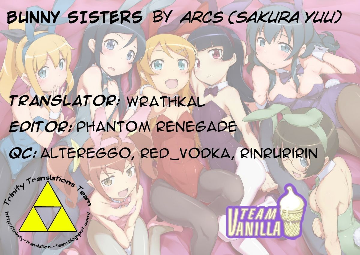 [ArcS (さくら悠)] BUNNY SISTERS (俺の妹がこんなに可愛いわけがない) [英訳]
