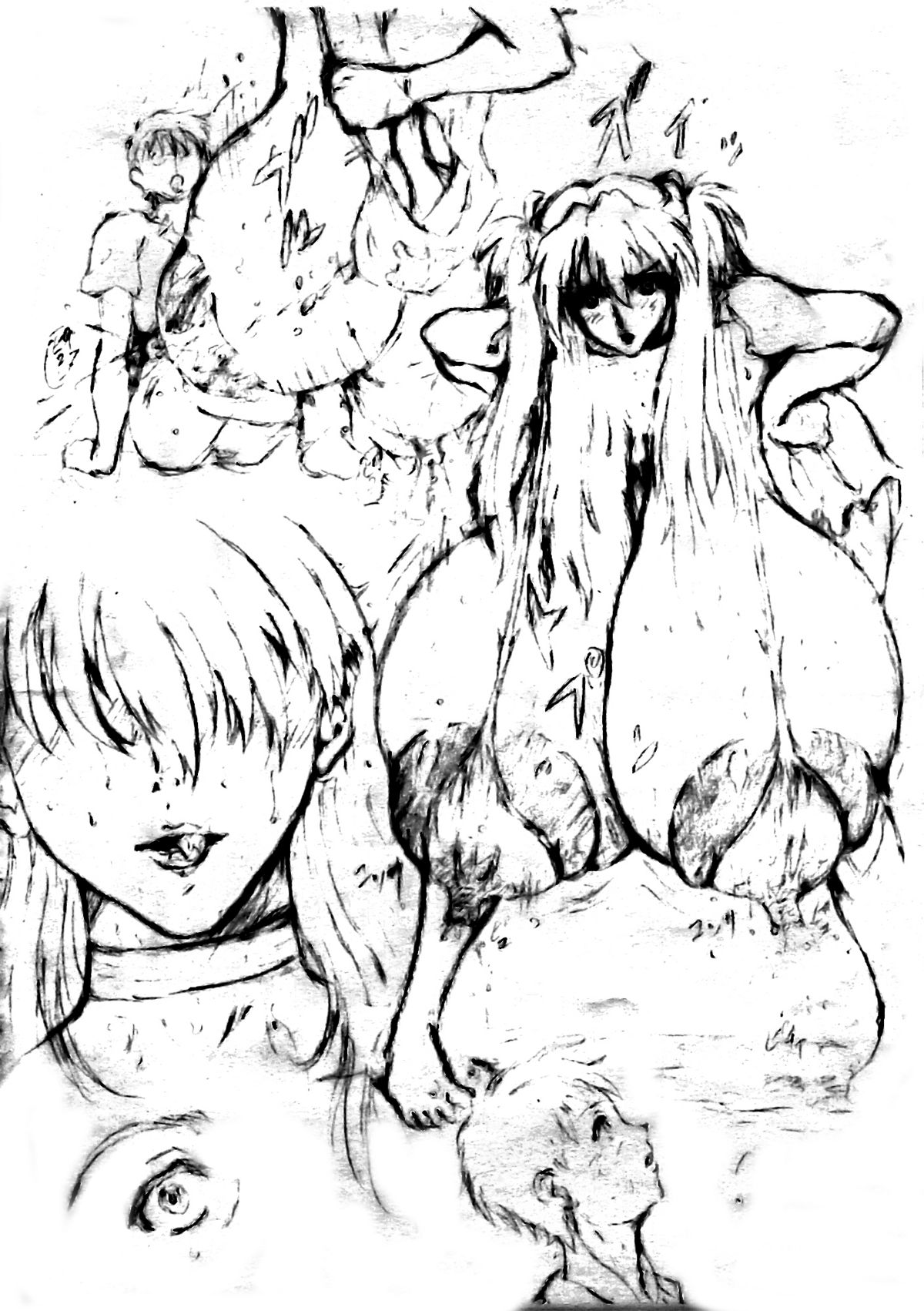 (C80) [帝国宇宙軍 (ヤン)] MEGA BOOB MILKING (新世紀エヴァンゲリオン)