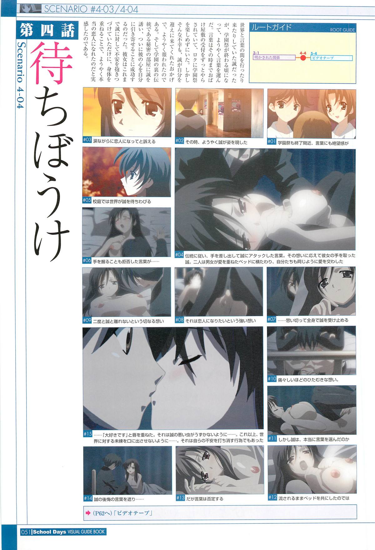 School Days ビジュアル・ガイドブック