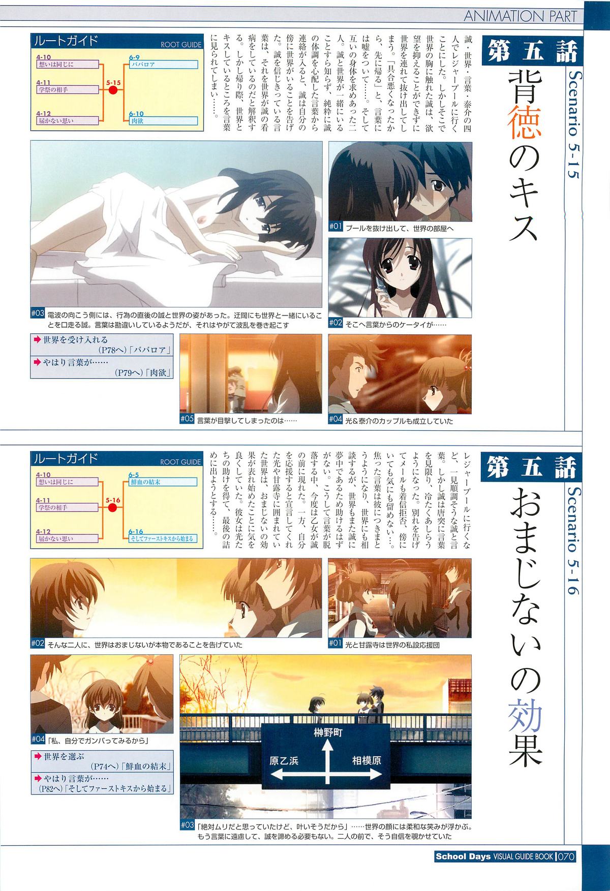 School Days ビジュアル・ガイドブック