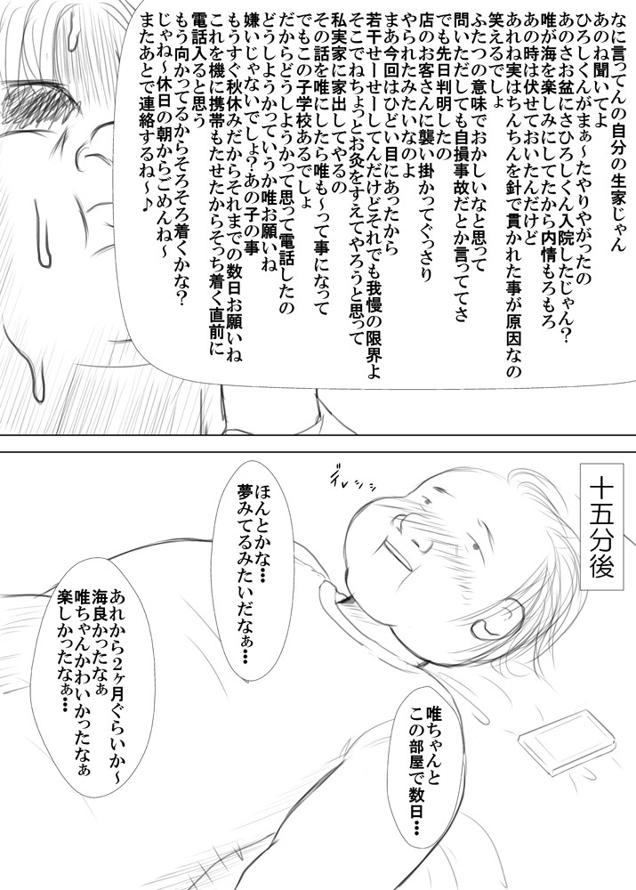 [Thing=Left=Behind] 数日預かる事になった姪っ娘をラブホに連れ込んで一晩中お尻やアソコをこね♪こね♪するやつ