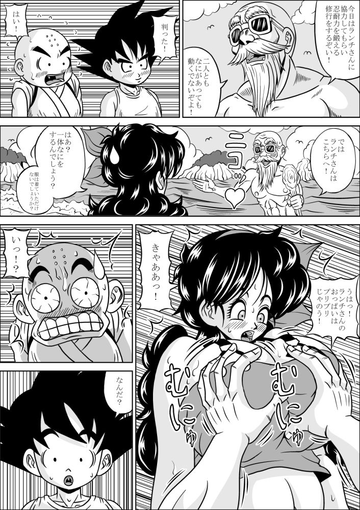 [ピラミッドハウス] 亀仙人の修行 (ドラゴンボール)