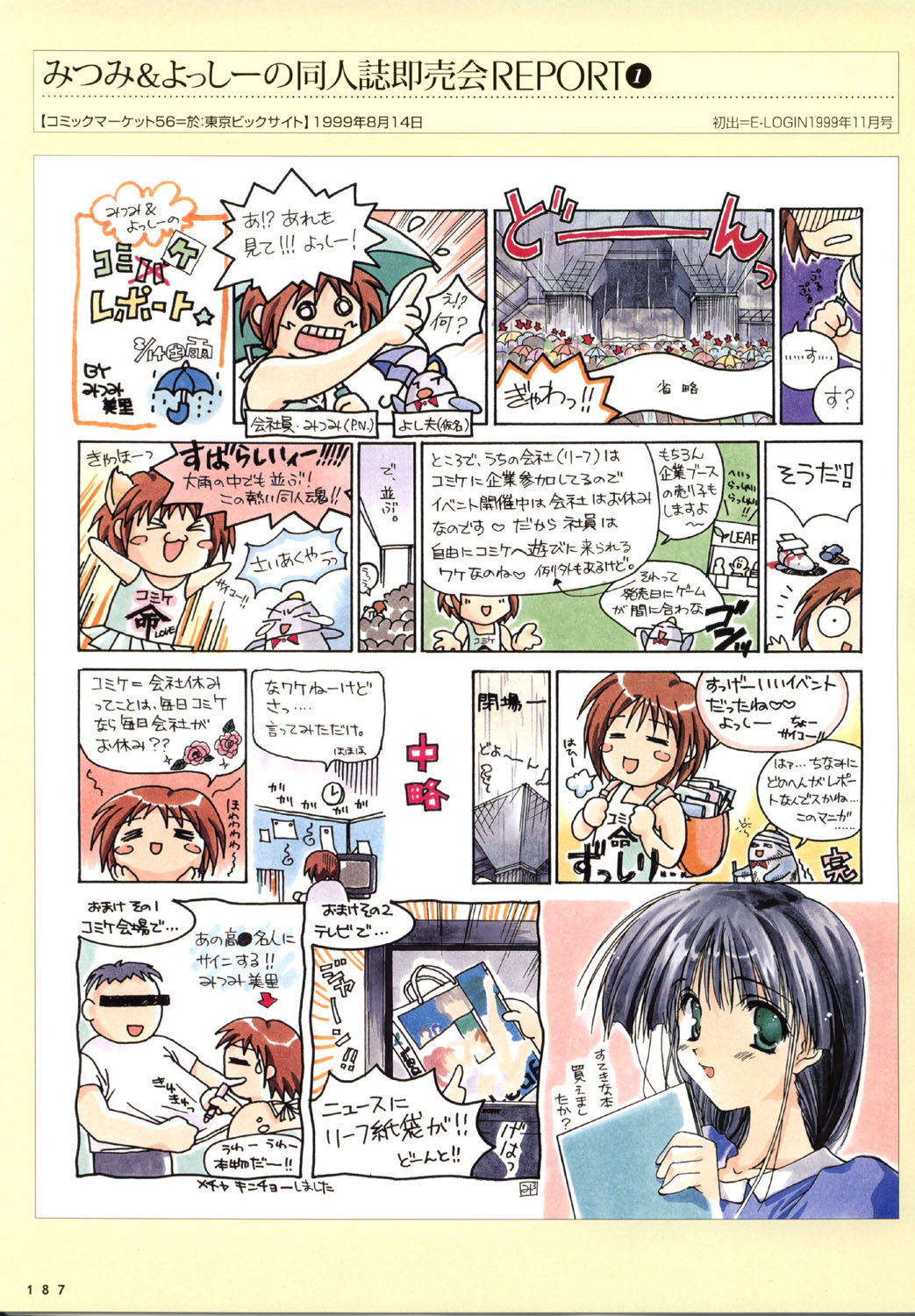 こみっくパーティー ビジュアルファンブック