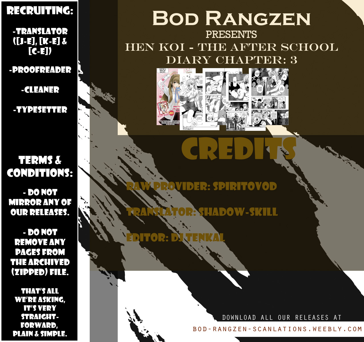 【あずまてしん】編恋-放課後日記[英語]