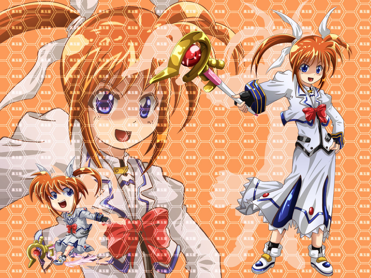 [黒玉屋 (紅玉)] 紅の書～フェ○ト編～ (魔法少女リリカルなのは) [英訳]