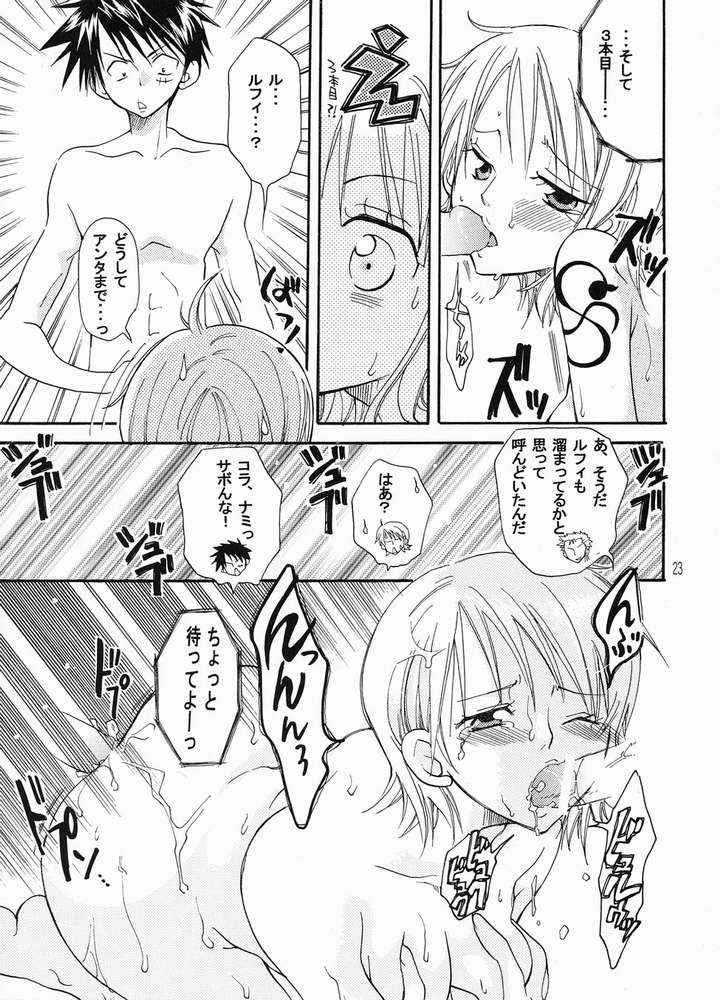 [くりおね館 (YU-RI)] ナミちゃんと四六時中 (	ワンピース)