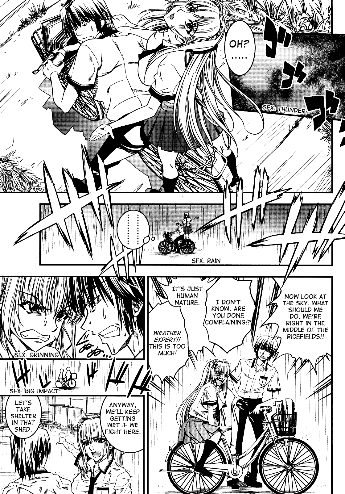 [さがみやたかふみ] 雨女と雨宿り (COMIC 桃姫 2009年1月号) [英訳]