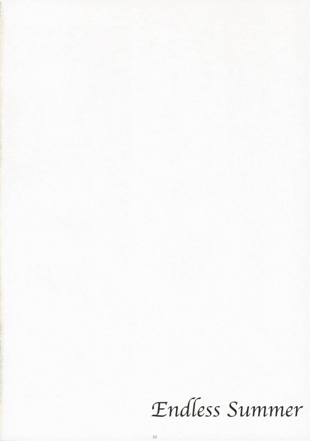 (サンクリ35) [関西オレンジ (荒井啓)] Endless Summer Chapter-2 (D.C.S.S.～ダ・カーポ セカンドシーズン～) [英訳]