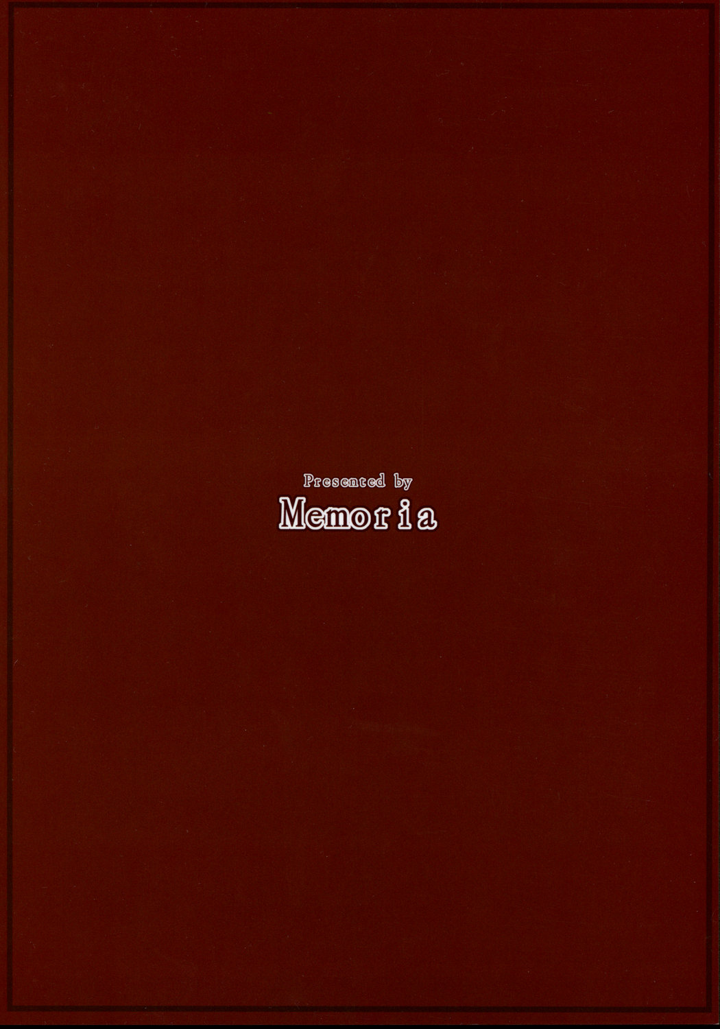 (コミコミ12) [Memoria (ティルム)] 悪魔の憧憬 (東方Project)