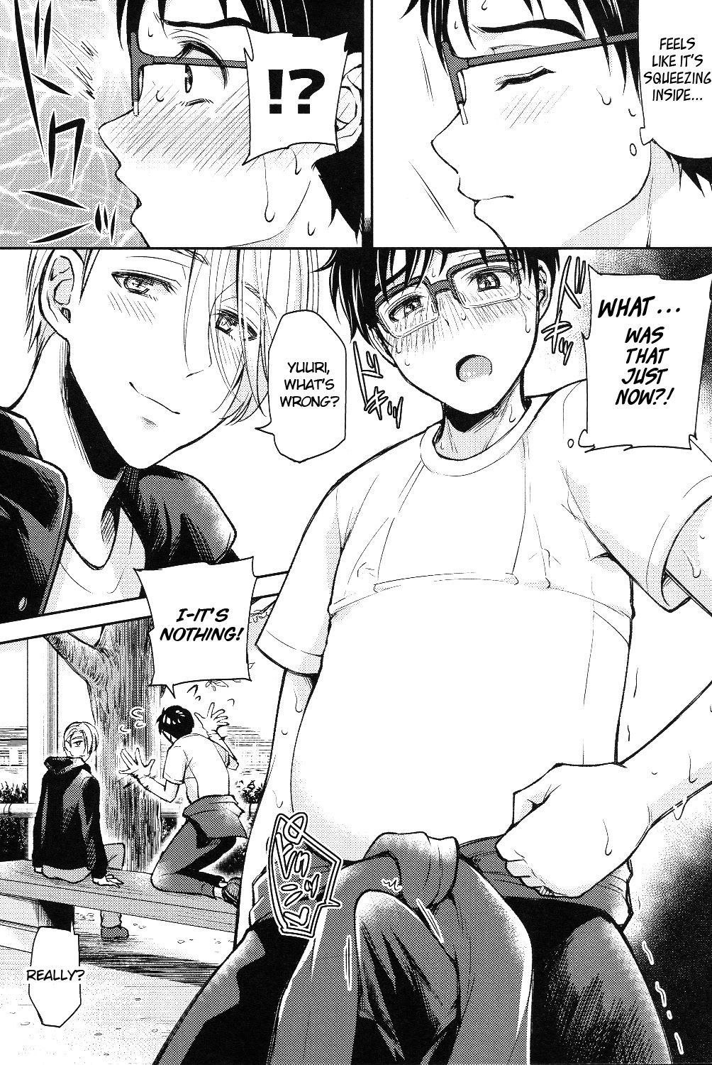 (銀盤のglory) [Hi-CAL (くりかま)] 子豚ちゃんをどスケベにする魔法 (ユーリ!!! on ICE)[英訳] [無修正]