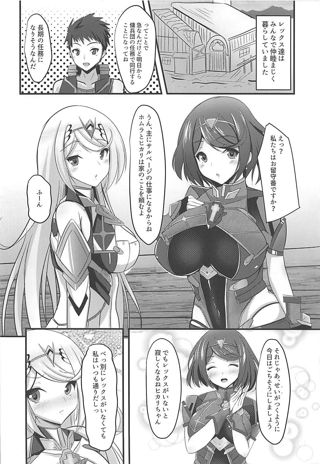 (COMIC1☆13) [岡虎屋 (岡虎)] HOMUHIKAex (ゼノブレイド2)