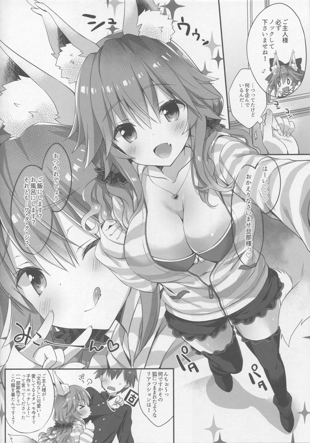 (C93) [Dragon Kitchen (さそりがため)] 俺とタマモとマイルーム2 (Fate/Extra)