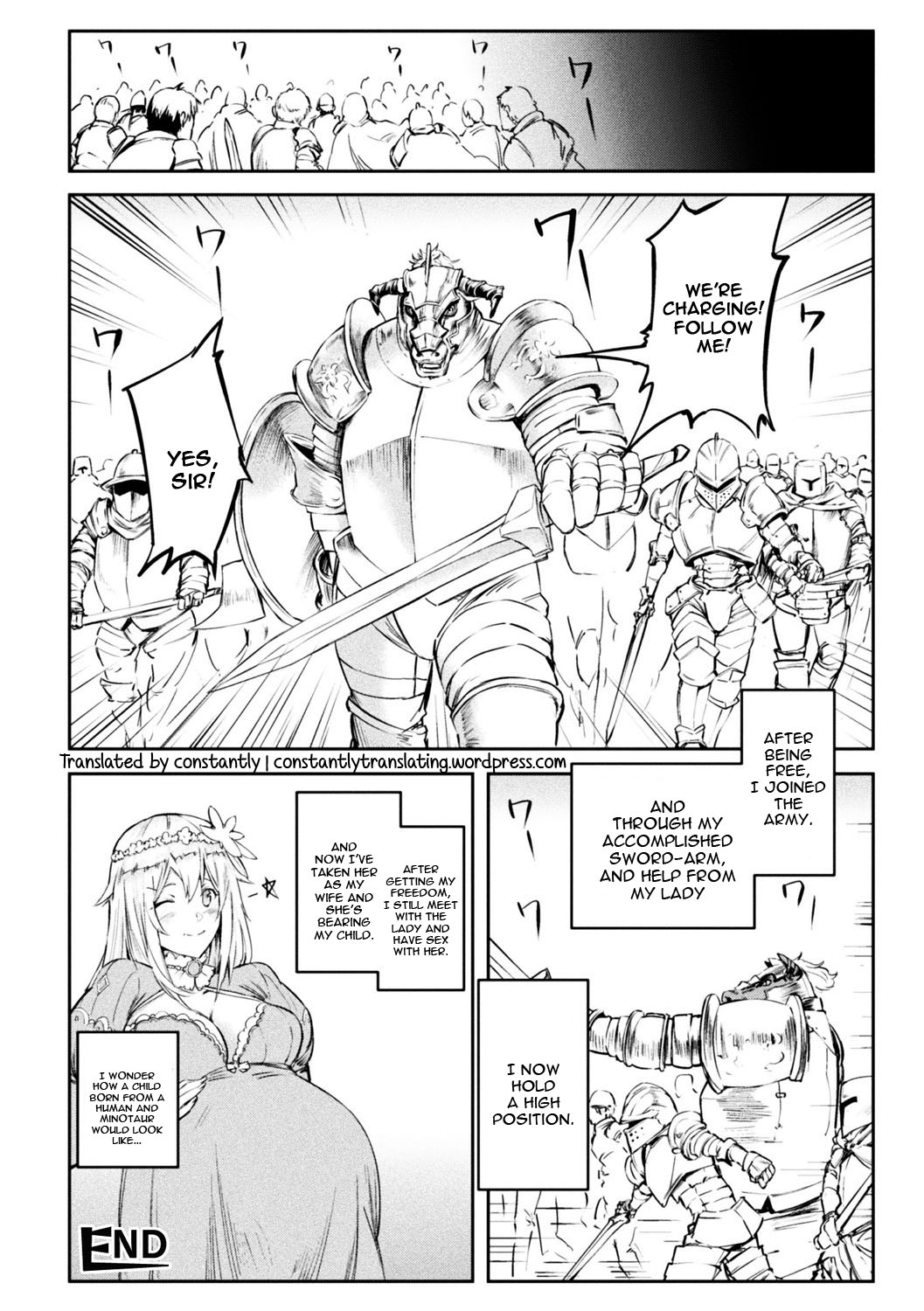 [比比山よきかな] 転生してミノタウロスになったらお嬢様に迫られた件 (別冊コミックアンリアル 転生したら Vol.1) [英訳] [DL版]