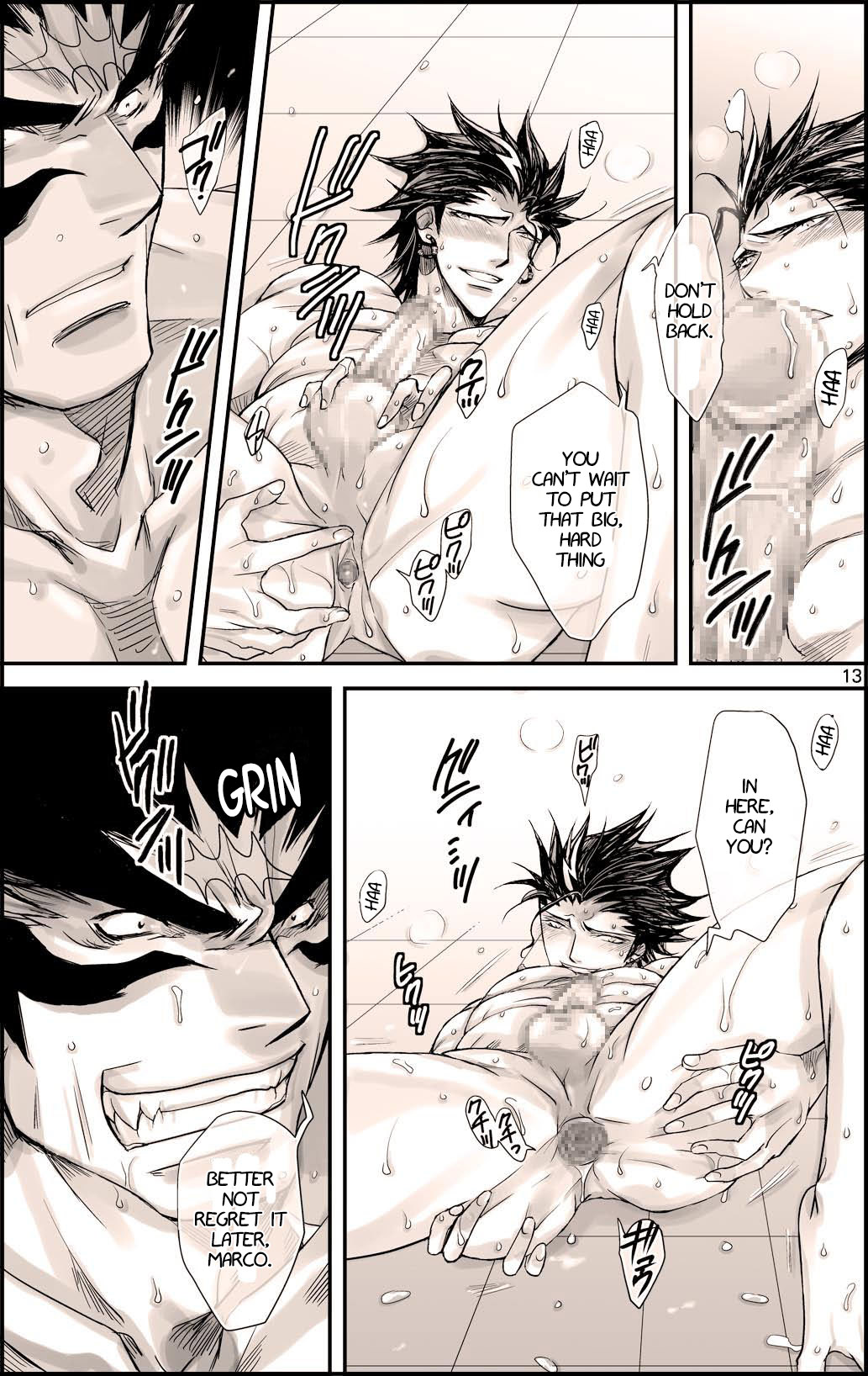 [はりこのとら (水堂とらこ)] だって、野獣の摂理 (アイシールド21) [英訳]