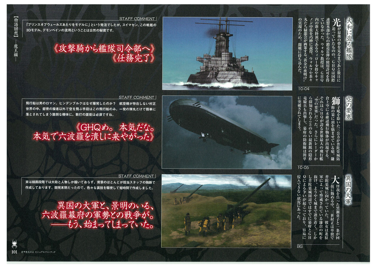 装甲悪鬼村正 ビジュアルファンブック TECH GIAN STYLE