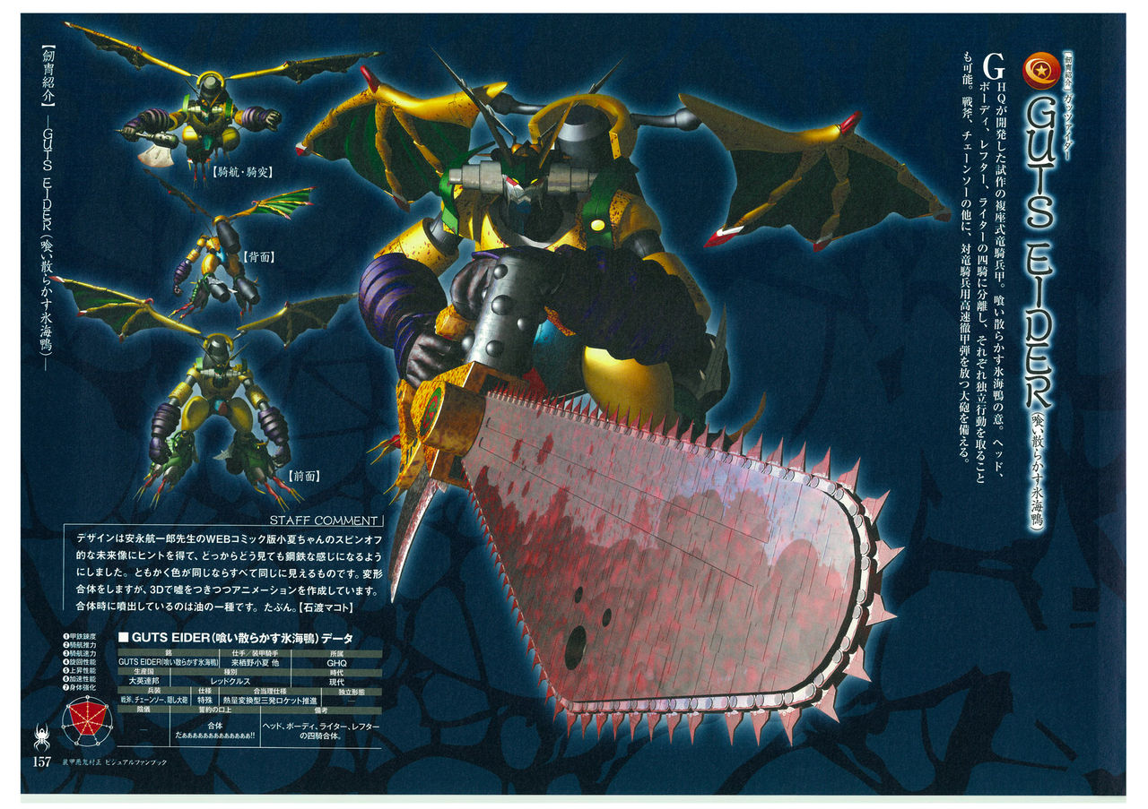 装甲悪鬼村正 ビジュアルファンブック TECH GIAN STYLE