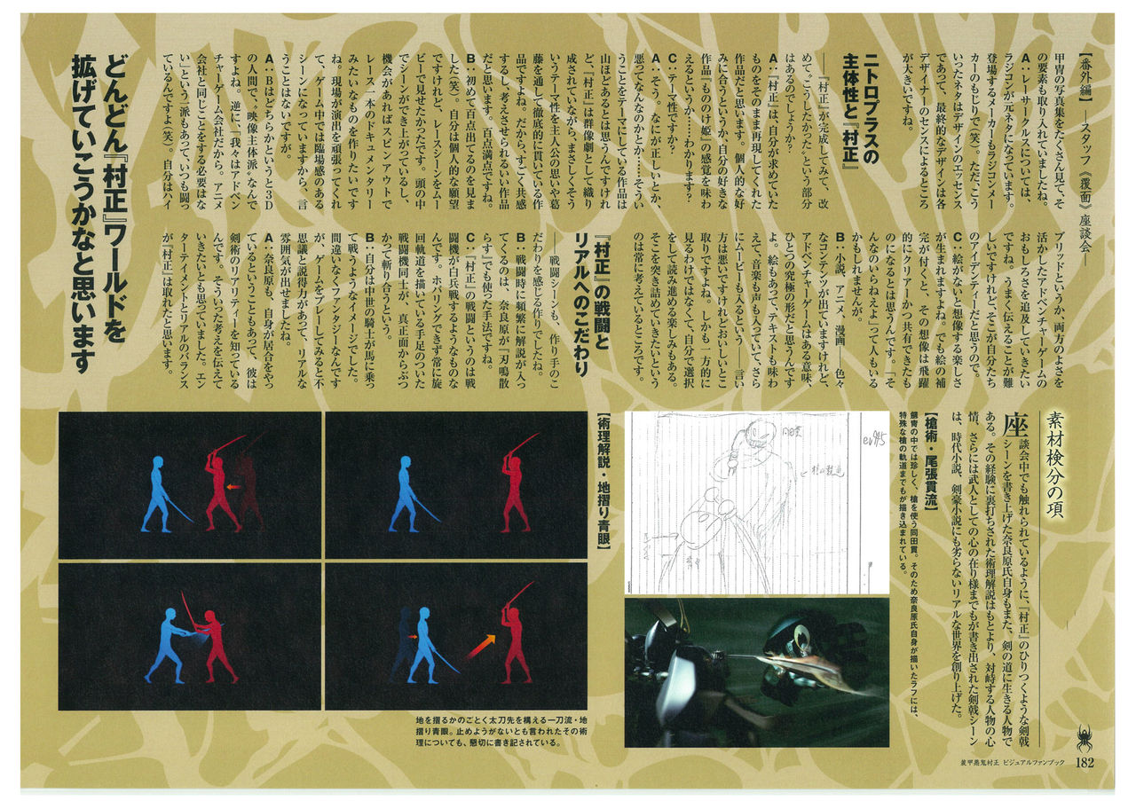 装甲悪鬼村正 ビジュアルファンブック TECH GIAN STYLE