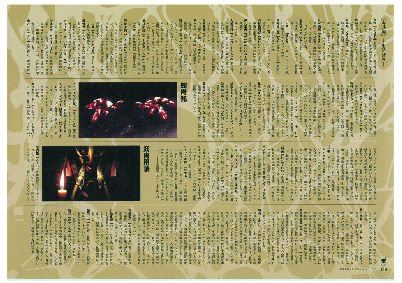 装甲悪鬼村正 ビジュアルファンブック TECH GIAN STYLE