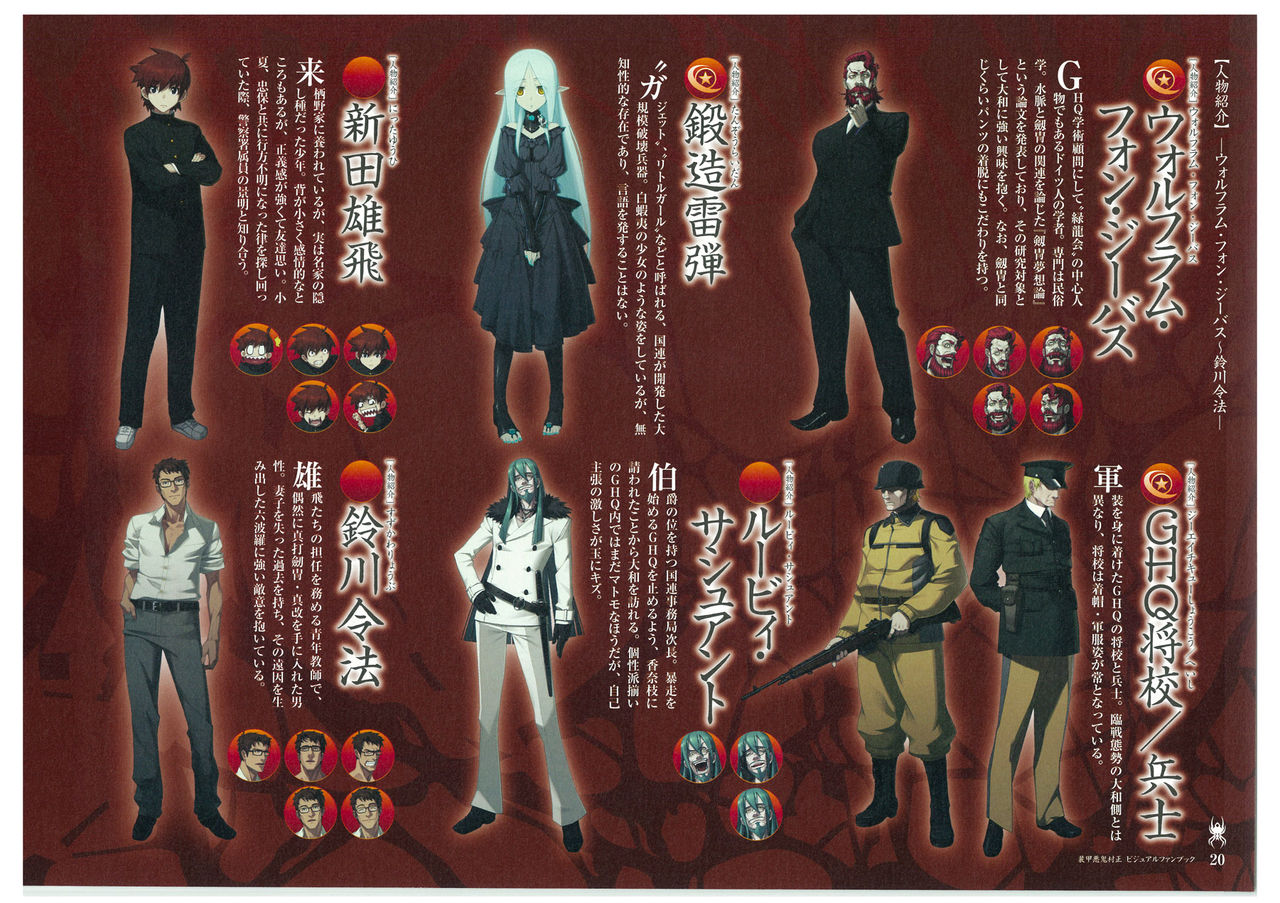 装甲悪鬼村正 ビジュアルファンブック TECH GIAN STYLE