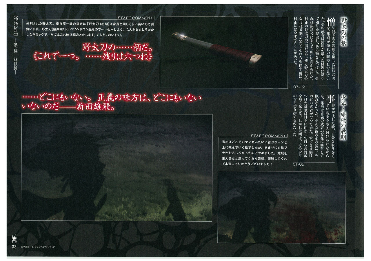 装甲悪鬼村正 ビジュアルファンブック TECH GIAN STYLE