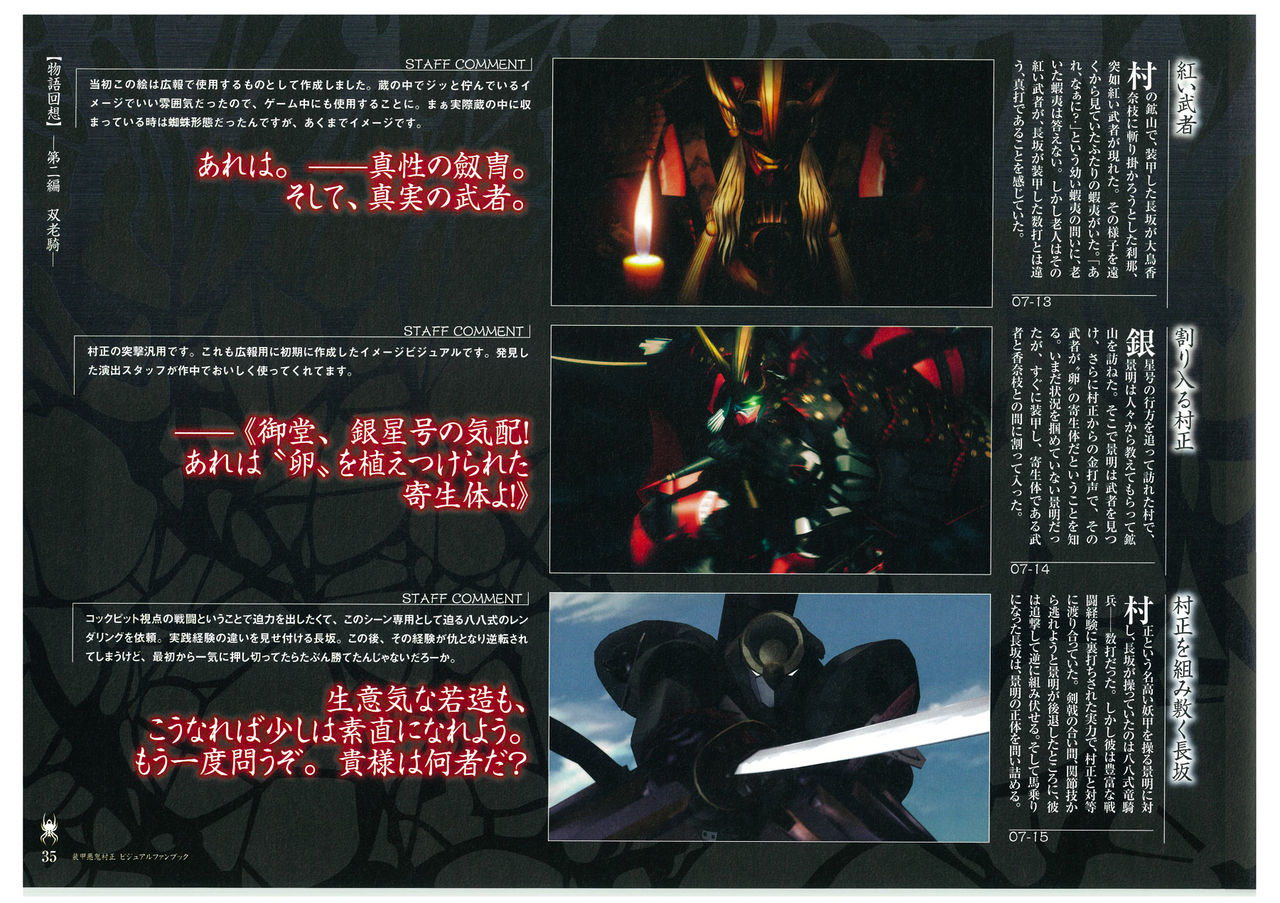 装甲悪鬼村正 ビジュアルファンブック TECH GIAN STYLE